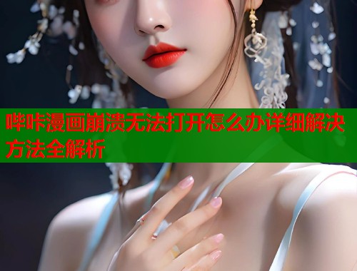 哔咔漫画崩溃无法打开怎么办详细解决方法全解析